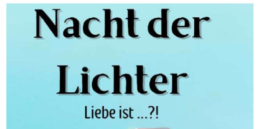 Nacht der Lichter 2 (c) Plakat erstellt von Michaela Jungblut Nacht der Lichter 2